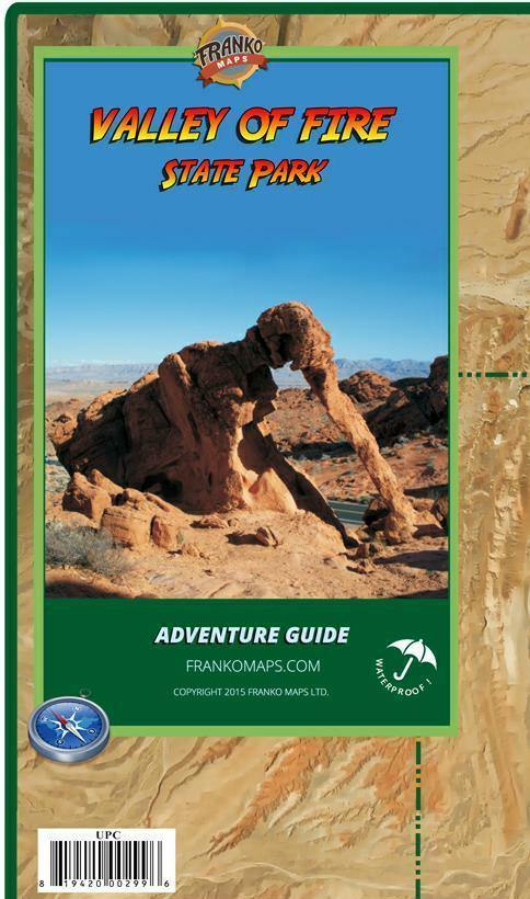Valley of Fire Adventure Guide Map - Frankos Maps