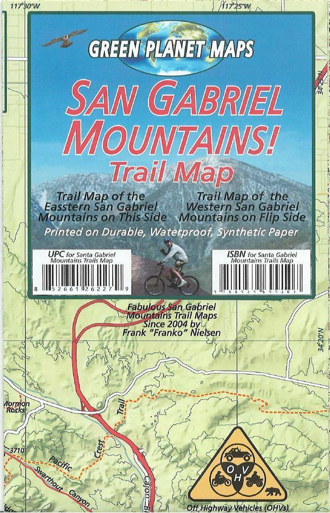 San Gabriel Mountains Trail Map - Frankos Maps
