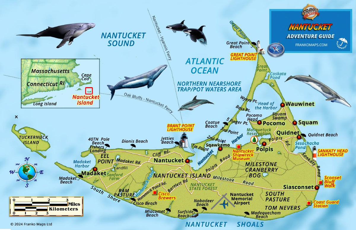 Nantucket Adventure Guide – Franko Maps