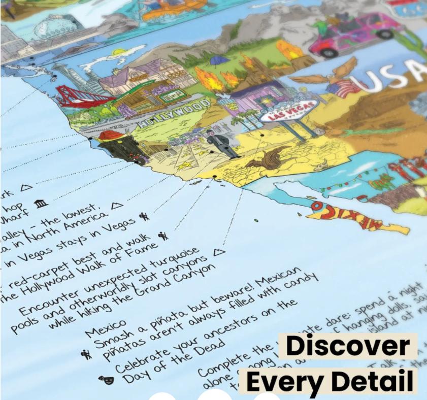 Busket Map Bucket List World Map – Franko Maps