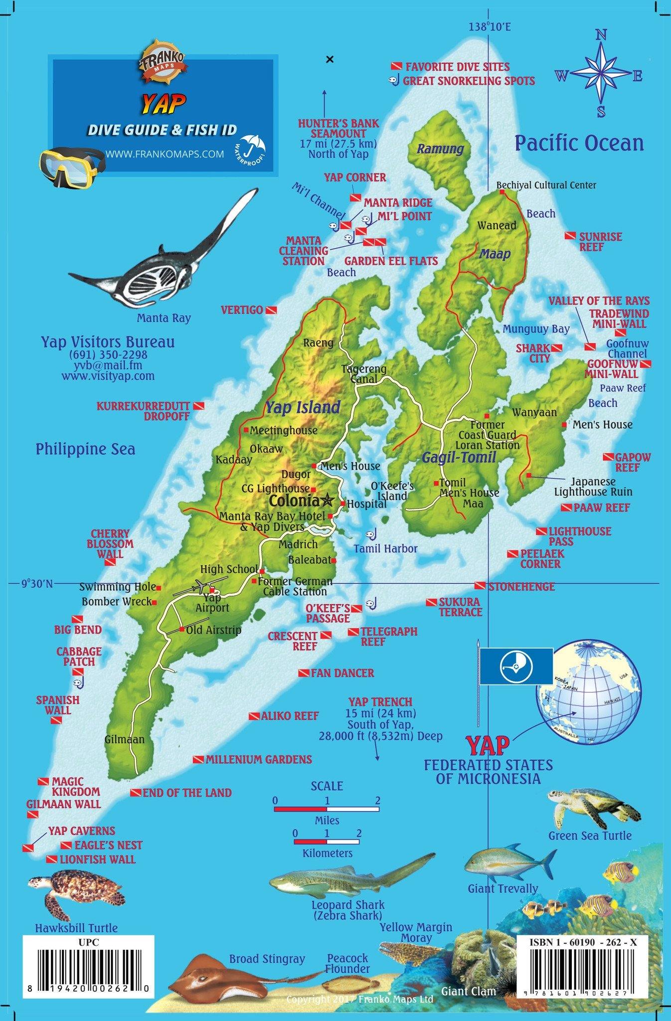 Yap Fish Card – Franko Maps