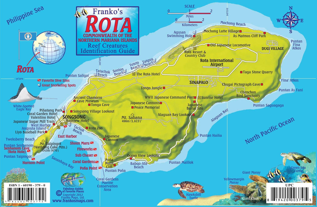 Rota, Marrianas, Mini Map