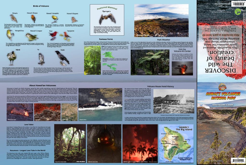 Hawaii Volcanoes National Park Guide Map – Franko Maps