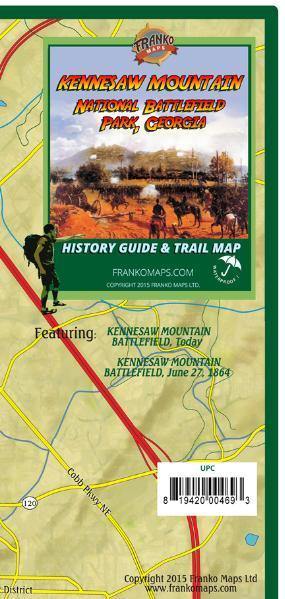 Kennesaw Mountain National Battlefield History Guide & Trail Map - Frankos Maps