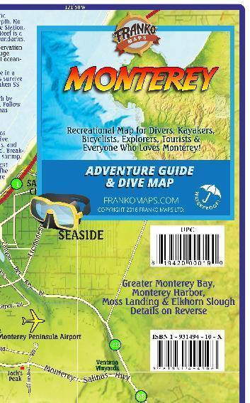 Monterey Adventure Guide & Dive Map - Frankos Maps